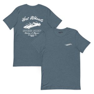 Hot Wheels Speed Shop Embroidered Blue T-Shirt