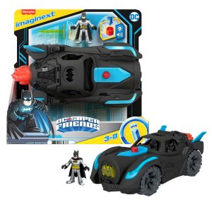 Imaginext DC Super Friends Figura de Ação Batmóvel Bat-Tech Deluxe