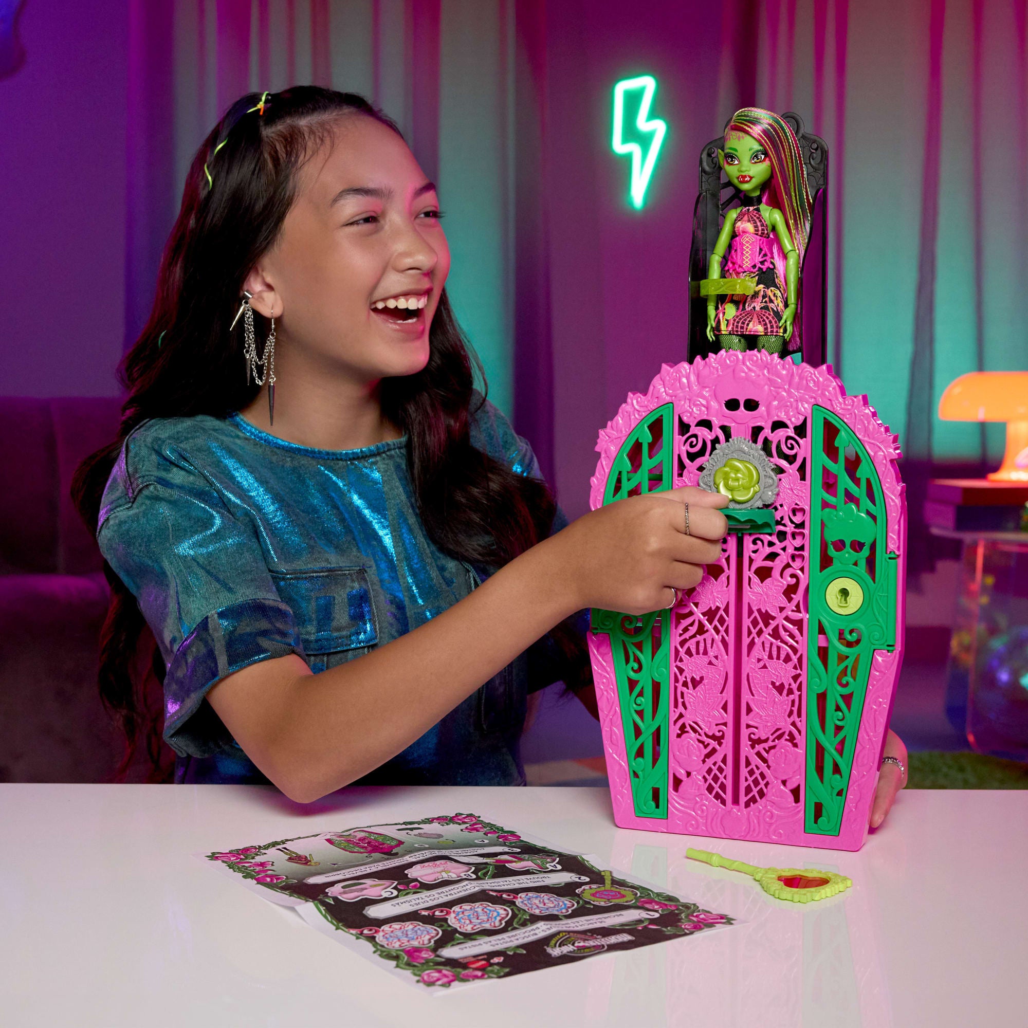 Monster High Boneca Skulltimate Secrets Garden Secrets Venus - Image 2