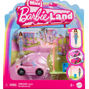 Barbie Mini BarbieLand Vehículo para Muñecas Convertible Rosa