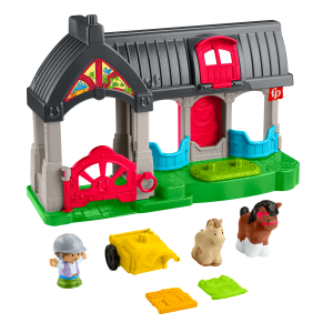 Fisher-Price-Little People-L'Écurie des Joyeux Chevaux Avec 6 Éléments